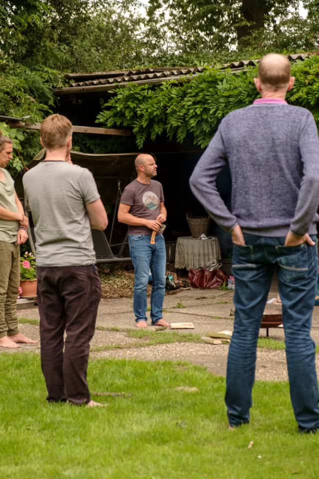 vadervuur groep buiten